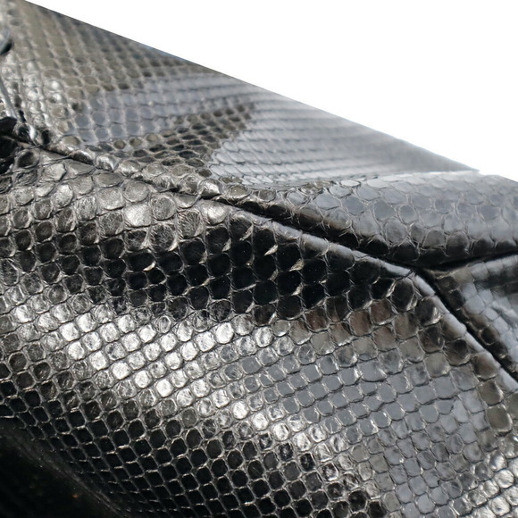 Gucci Handbag Python Leather Black - Picture 11 of 13